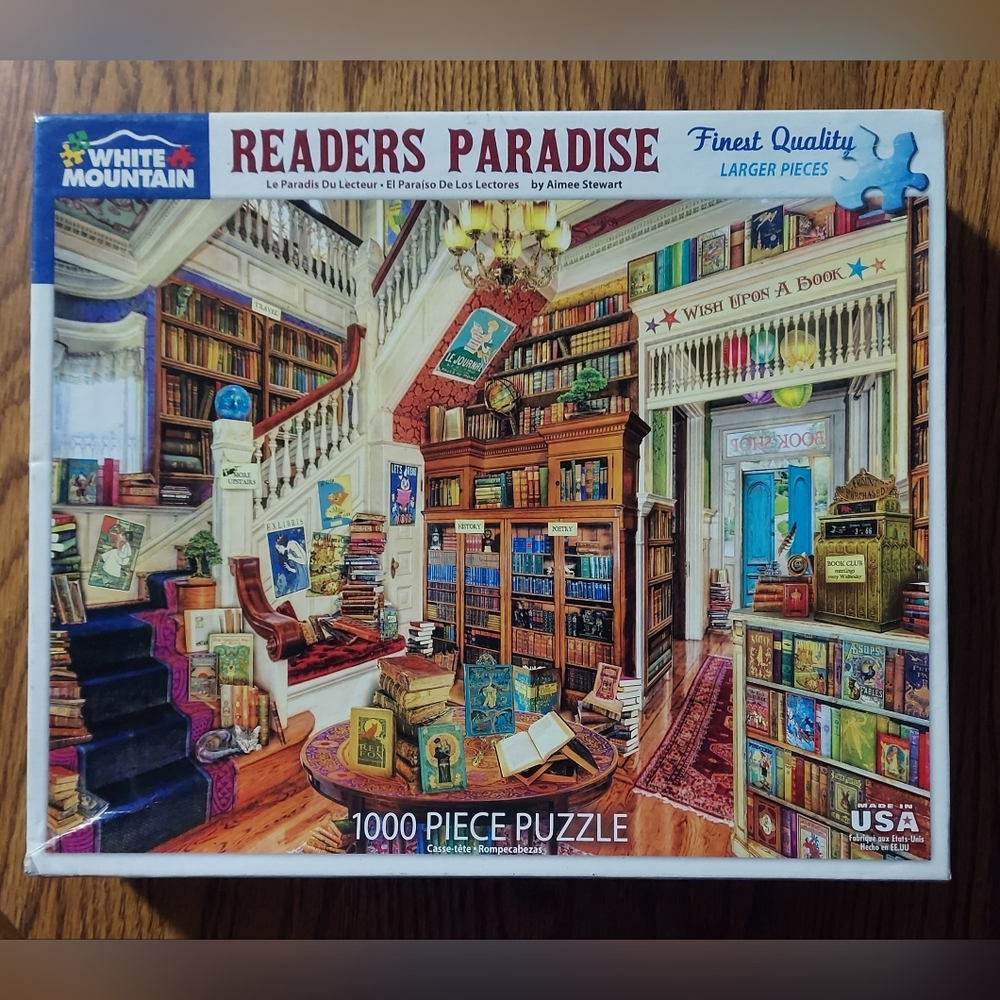 White Mountain "Readers Paradise" - 1000 Piece Puzzle